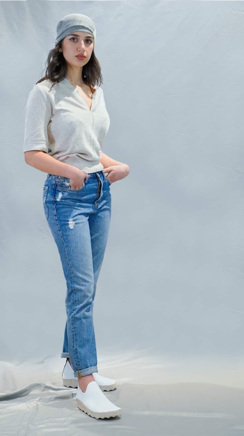 YAYA – Jeans taglio dritto vita normale